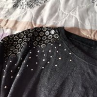 Дамска блуза фина плетка, снимка 3 - Блузи с дълъг ръкав и пуловери - 40599396