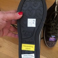 Чисто нови кецове с каракул Тwinkle toes на "Skechers", EUR 37, 23,5cm, снимка 2 - Детски боти и ботуши - 34263987