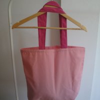 Нова розова плажна / пазарска чанта "Lancome" / Ланком, шопинг, дамска, чантичка, торба, плаж, пазар, снимка 8 - Чанти - 41371878