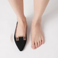 VIVAIA Margot Плетки с шарка на заострени пръсти, снимка 5 - Дамски елегантни обувки - 36196389
