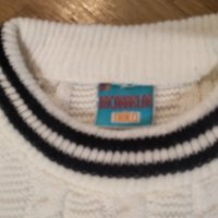 Пуловер унисекс фабрично плетиво бял: СЕЗОННО НАМАЛЕНИЕ!, снимка 4 - Пуловери - 44293450