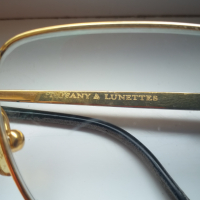 Старахотни маркови диоптрични очила Tiffany Lunettes позлата тифани, снимка 5 - Антикварни и старинни предмети - 36216614