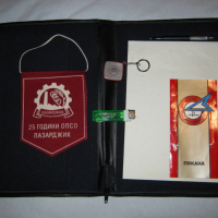 Антикварна юбилейна папка комплект, снимка 2 - Антикварни и старинни предмети - 36154372