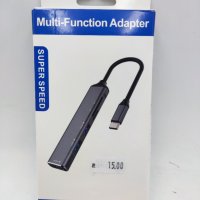 Type C адаптер USB High Speed , снимка 1 - USB кабели - 44277418