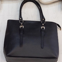 Дамска стилна чанта с двойна катарама 43/30см, снимка 1 - Чанти - 44743076