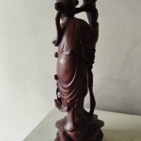 стара дървена статуетка, снимка 4 - Други ценни предмети - 42166089