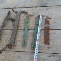 Стари ковани панти за порта, снимка 4 - Антикварни и старинни предмети - 39758036