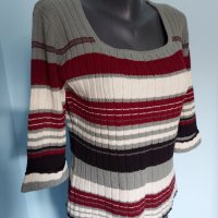Дамска еластична блуза тип пуловер "Greenvillage" / голям размер , снимка 1 - Блузи с дълъг ръкав и пуловери - 16774604