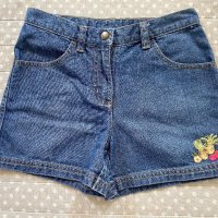 Дънкови панталонки и плажни аксесоари 7-8 г., снимка 2 - Детски комплекти - 41658606