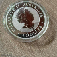 1 долар 2023 Австралия Кукабура сребро, снимка 1 - Нумизматика и бонистика - 44659609