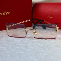 Cartier висок клас прозрачни слънчеви очила Мъжки Дамски слънчеви, снимка 5 - Слънчеви и диоптрични очила - 39140229