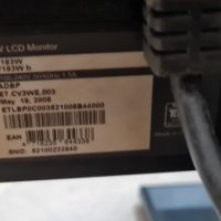 Монитор Acer V193W, снимка 2 - Монитори - 39596956