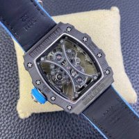 Мъжки луксозен часовник Richard Mille RM 53-01 Blue Rubber Strap Super High Quality , снимка 18 - Мъжки - 41568105