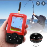 %Промо Нови Fish Finder XJ-01 Ultra безжичен ехолог Сонар за откриване на рибни пасажи гаранция 12м, снимка 15 - Въдици - 41666305