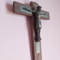 Стар кръст , Исус Христос 25х20см, снимка 9 - Други ценни предмети - 41394506
