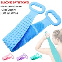  Комбинирана силиконова гъба за баня - Silica gel bath towel, снимка 4 - Други стоки за дома - 34170673