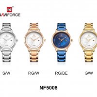 Дамски часовник NAVIFORCE Clarity Gold/White 5008 GW. , снимка 16 - Дамски - 34743466