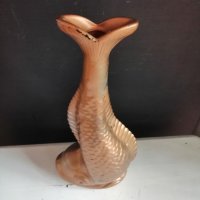 Керамична статуетка риба вазичка, снимка 2 - Статуетки - 40206872