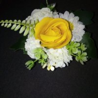 Декорация - цветен букет, снимка 3 - Изкуствени цветя - 39926407