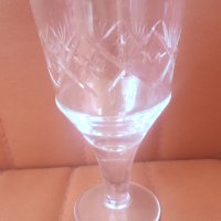 Кристални чаши за алкохол, столче, ръчна гравюра – 6 бр, снимка 5 - Чаши - 41990941