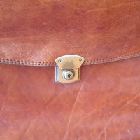 Vintage, Italy,кожена чанта за документи, бизнес чанта, снимка 12 - Чанти - 41204808