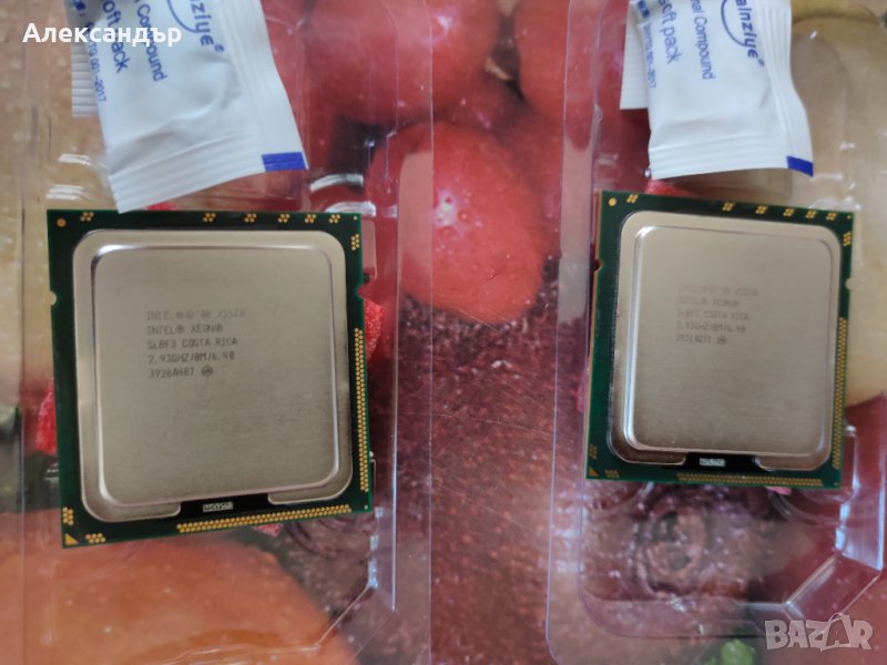 ЛОТ процесори: 2x Xeon e5520,2 x Xeon W5580, 2x Xeon x5570 soket / сокет 1366, снимка 1