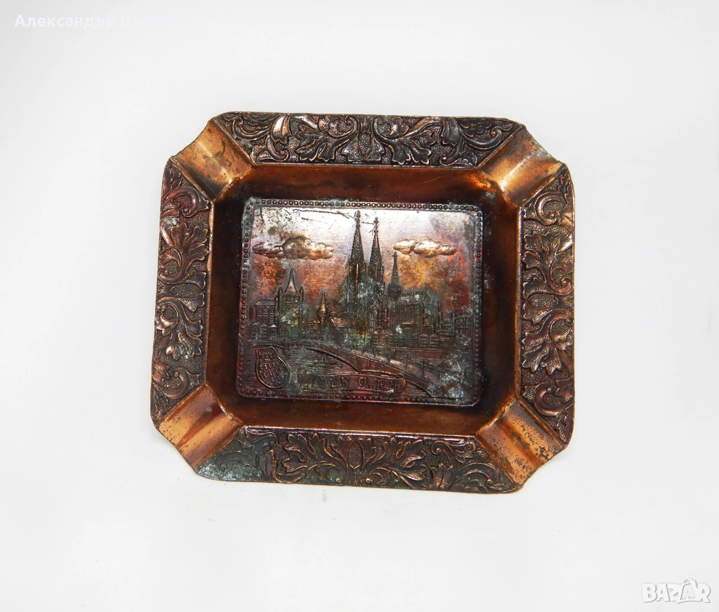 Стар Меден Пепелник Кьолнска катедрала Сувенир, снимка 1