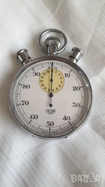 МНОГО РЯДЪК ХРОНОМЕТЪР HEUER & CO - RATTRAPANTE CAL 57, снимка 1