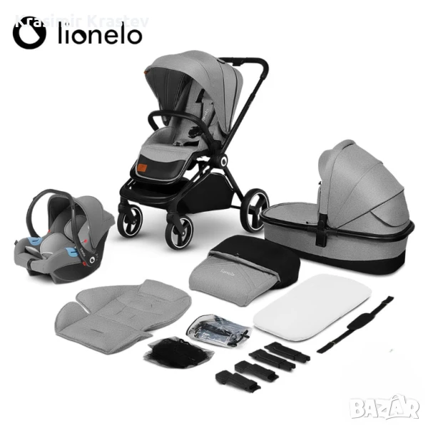 Детска количка Lionelo Mika 3 в 1, снимка 1