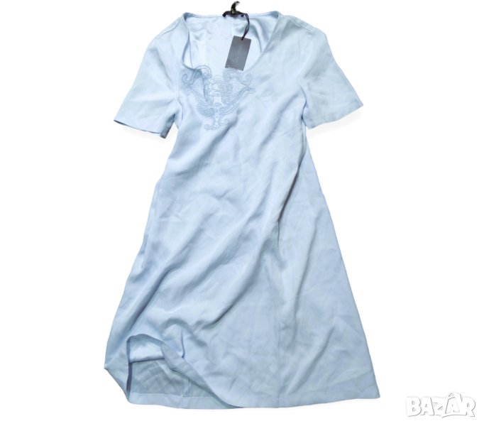Нова PATRIZIA PEPE Light Blue Shirt Dress Дамска Рокля It 46 (BG L размер), снимка 1