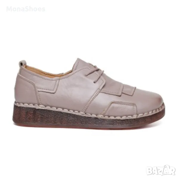 Дамски естествена кожа ежедневни обувки код 251, снимка 1