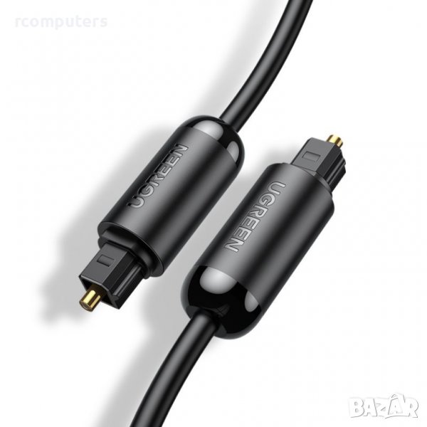Оптичен аудио кабел Ugreen 1.5 m digital optical fiber Toslink SPDIF gray, снимка 1