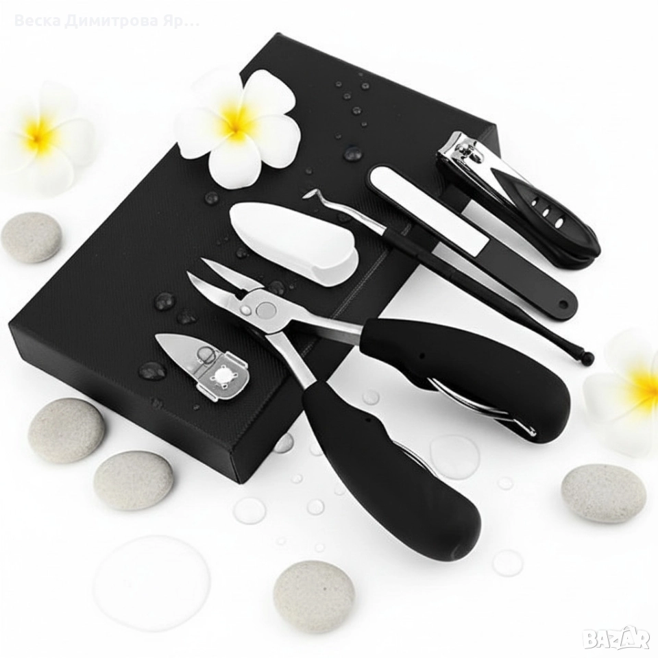Професионален комплект за поддръжка на нокти – 5 части от неръждаема стомана, снимка 1