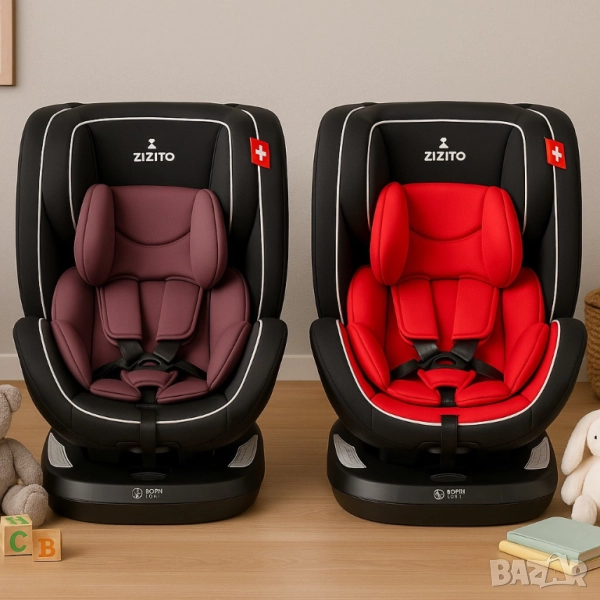 Столче за кола Zizito Amadeo, 0-36 кг, с IsoFix, снимка 1