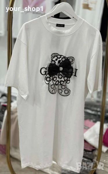 Дамска рокля тип тениска Gucci Bear , снимка 1