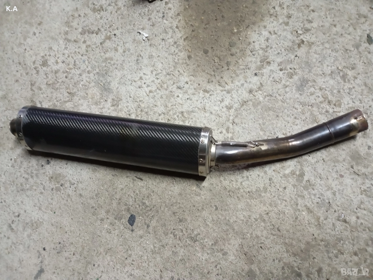 Крайно гърне / Ауспух за пистов мотор, снимка 1