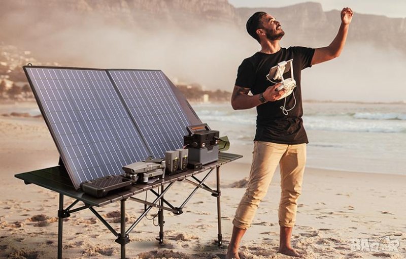 ALLPOWERS™ 18V 100W MC-4 IP67 Слънчев Панел Соларен Комплект Соларни Панели Портативен Соларен Панел, снимка 1