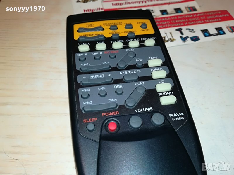 YAMAHA RECEIVER REMOTE CONTROL 2304231024, снимка 1