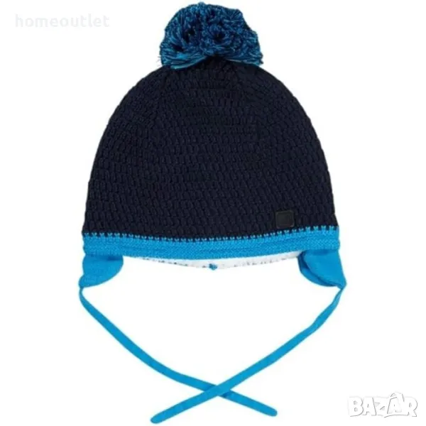 ПРОМОЦИЯ Зимна детска шапка в синьо S.Oliver, 43-48 см, снимка 1