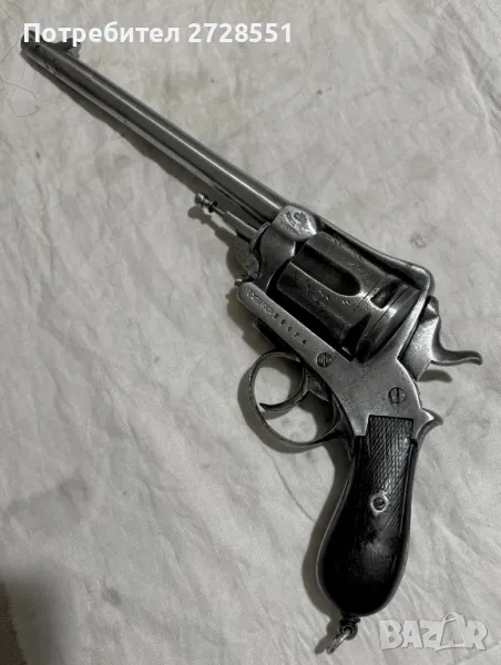 Австрийски револвер Гасер 1873 г. рядък модел, колекционерско оръжие, стар пищов, снимка 1