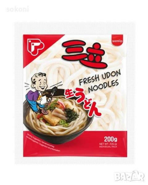 Samlip Fresh Udon Noodles / Самлип Пресни Удон Нудъли 200гр , снимка 1