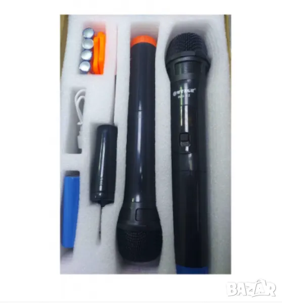 Професионална система, WG-22, 2 безжични микрофона, Предавател, Приемник, снимка 1