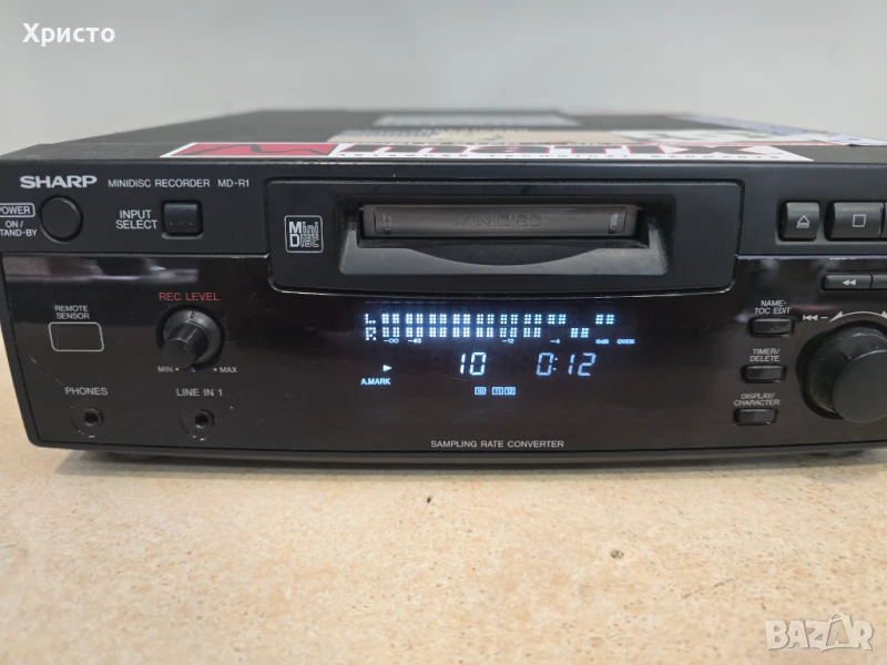 🔊💿 Sharp MD-R1 MiniDisc Recorder 💿🔊, снимка 1