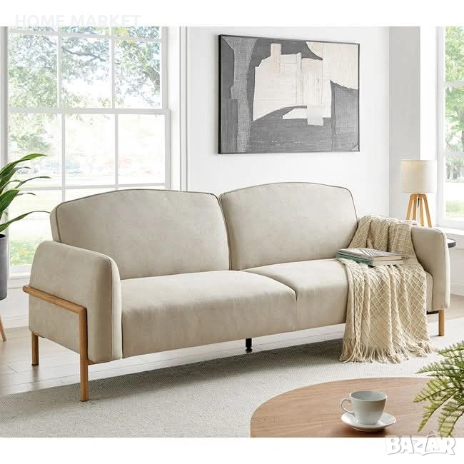 Диван Молино - бежов цвят  Диван Молино е изработен от висококачествена дамаска , снимка 1