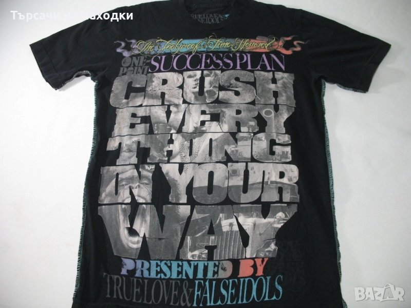 Мъжка тениска TLFI True Love And False Idols T-Shirt Mens Small Crush Everything in Your Way S, снимка 1