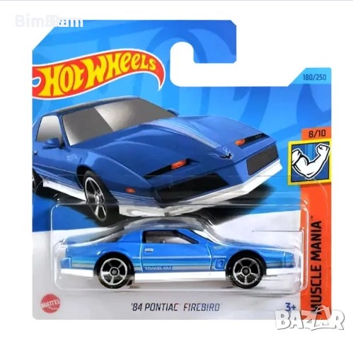 Оригинална количка Hot Wheels - '84 Pontiac Firebird, снимка 1