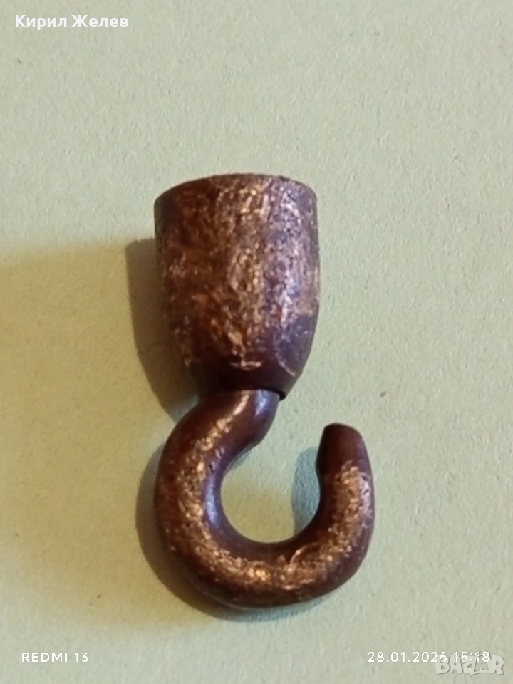 Винтидж метална кука стара рядка за КОЛЕКЦИЯ ДЕКОРАЦИЯ 53554, снимка 1