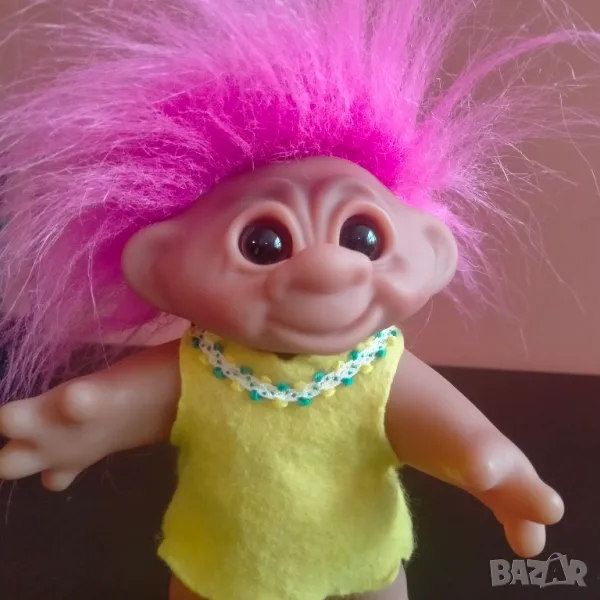 Играчка Кукла Трол Troll Thomas Dam Denmark 1984 16 см, снимка 1