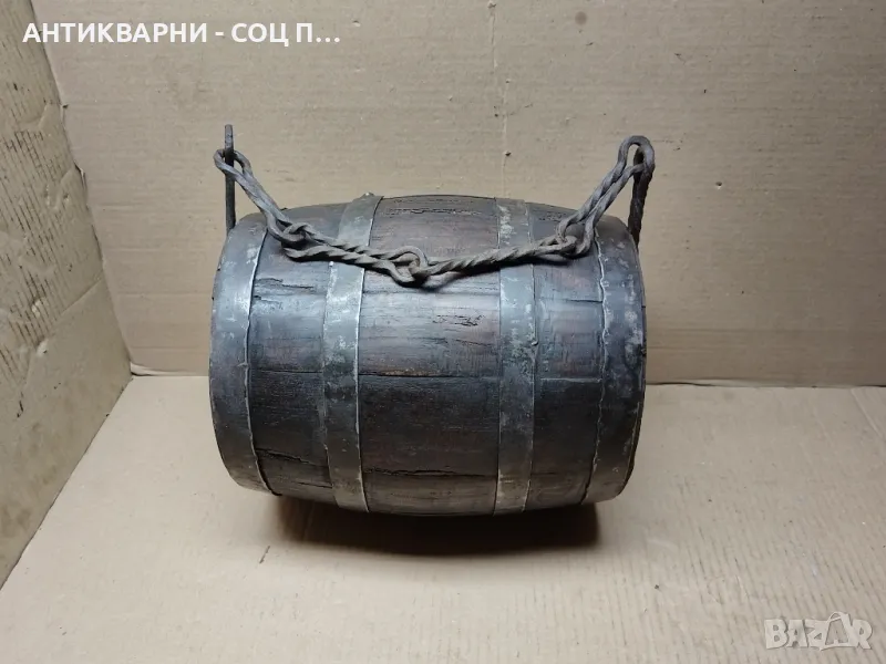 Старо Дървено Буре / ЗА ДЕКОРАЦИЯ! , снимка 1