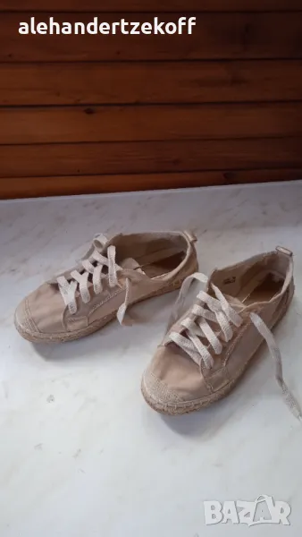 Еспадрили златисти Seaster, снимка 1